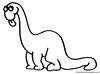 l&aacute;mina para imprimir y colorear dinosaurio 15